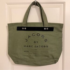 Marc by Marc Jacobs Olive Green Canvas Tote